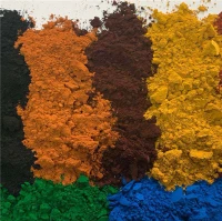Pigmenti standard di ossido di ferro|Rosso, Giallo, Nero, Arancione, Marrone|Colori personalizzati e codici colore disponibili